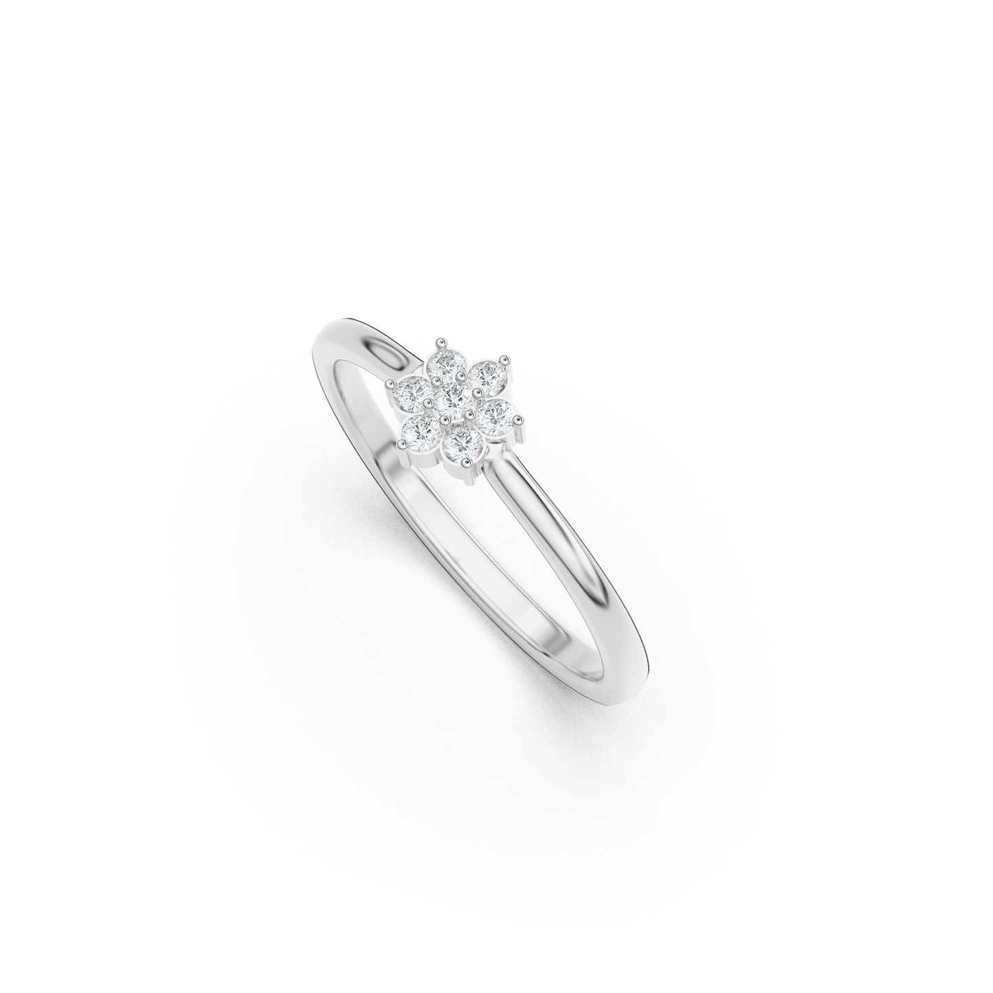 Enigmatic Radiance 14Kt Diamond Ring