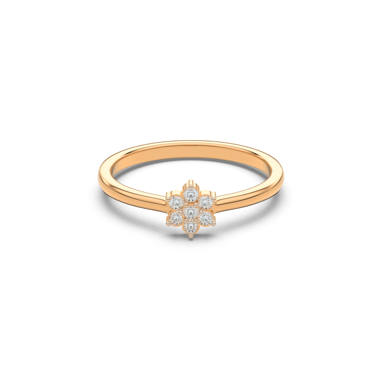 Enigmatic Radiance 14Kt Diamond Ring