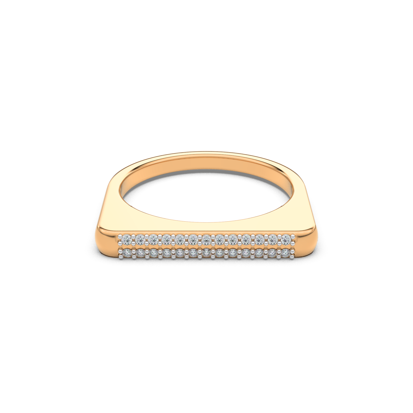 Prismatic Whisper 18Kt Diamond Ring