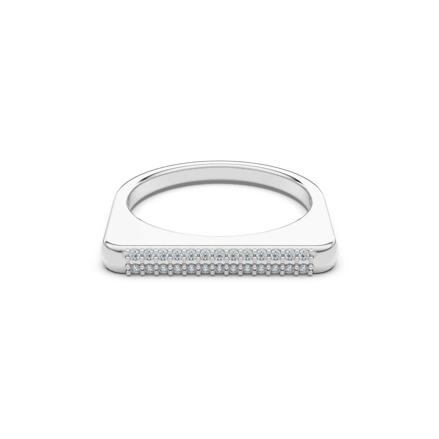 Prismatic Whisper 18Kt Diamond Ring