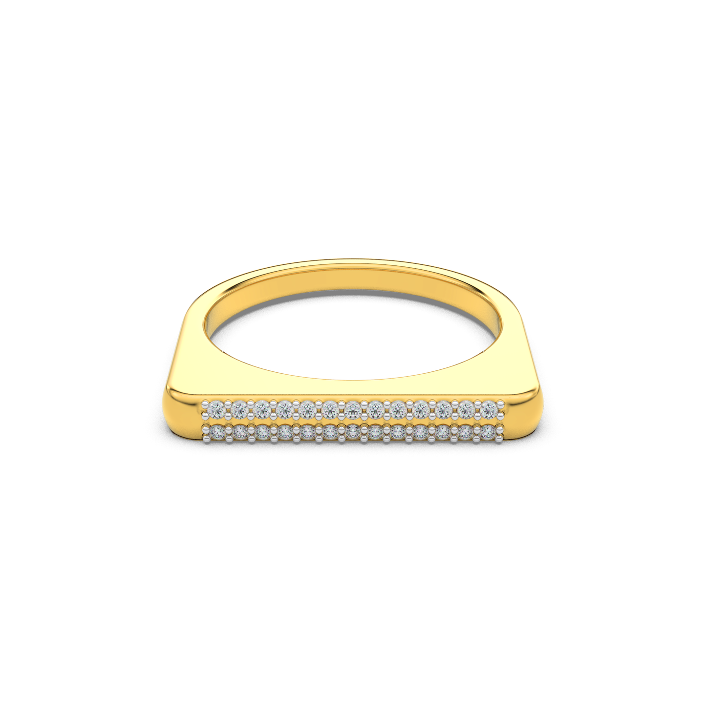 Prismatic Whisper 18Kt Diamond Ring