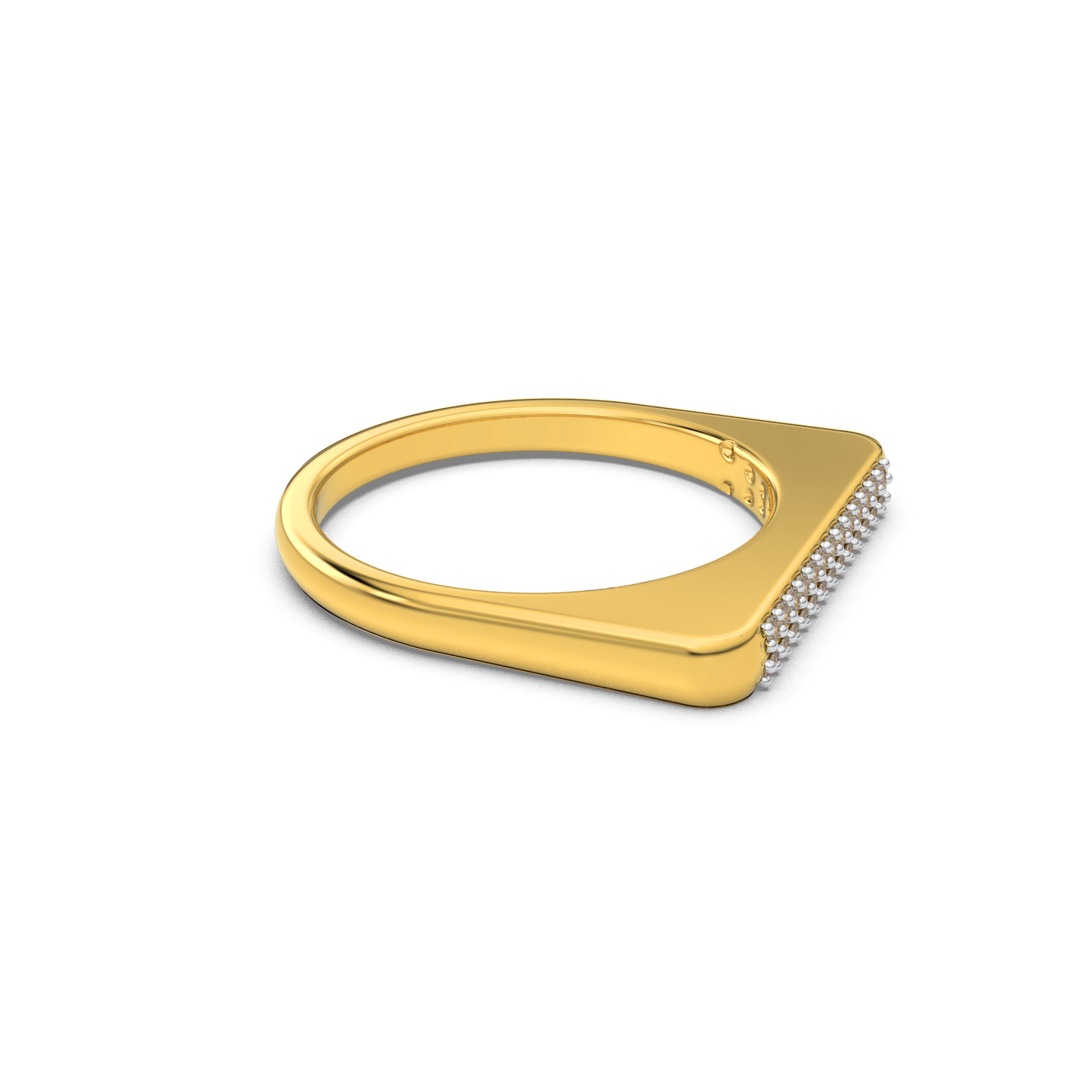 Prismatic Whisper 18Kt Diamond Ring