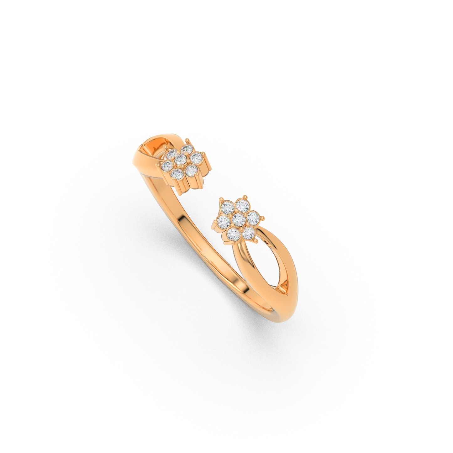 Celestial Opulence 14Kt Diamond Ring