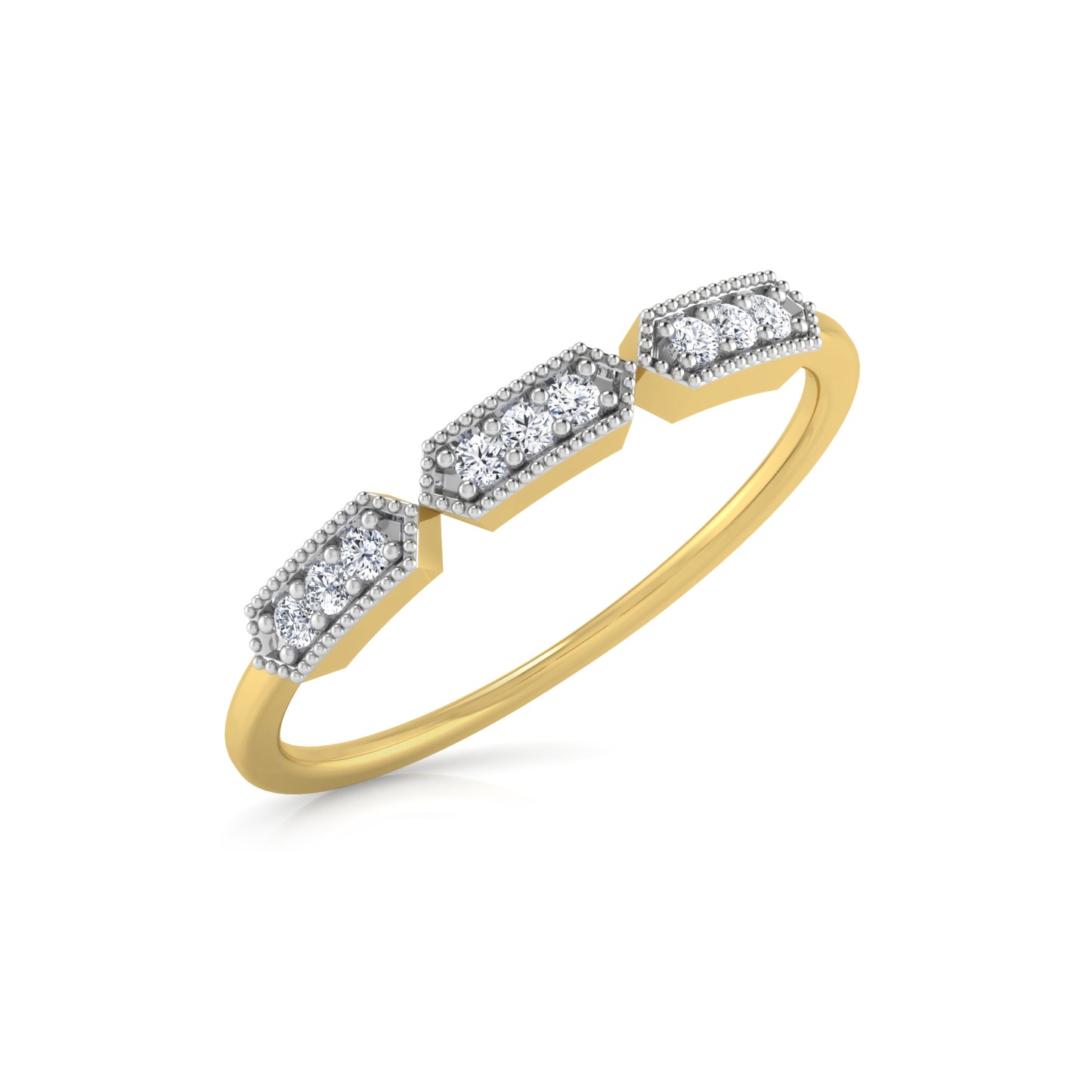 Dazzle 14Kt Diamond Ring