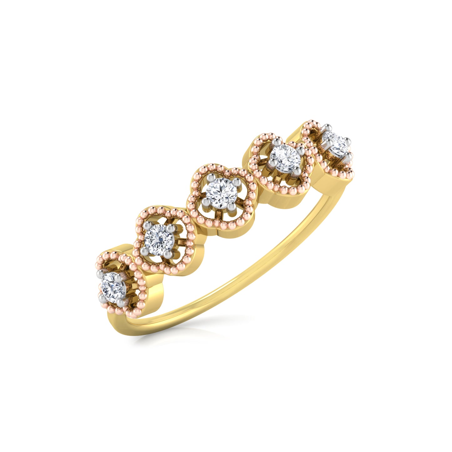 Oasis 14Kt Diamond Ring