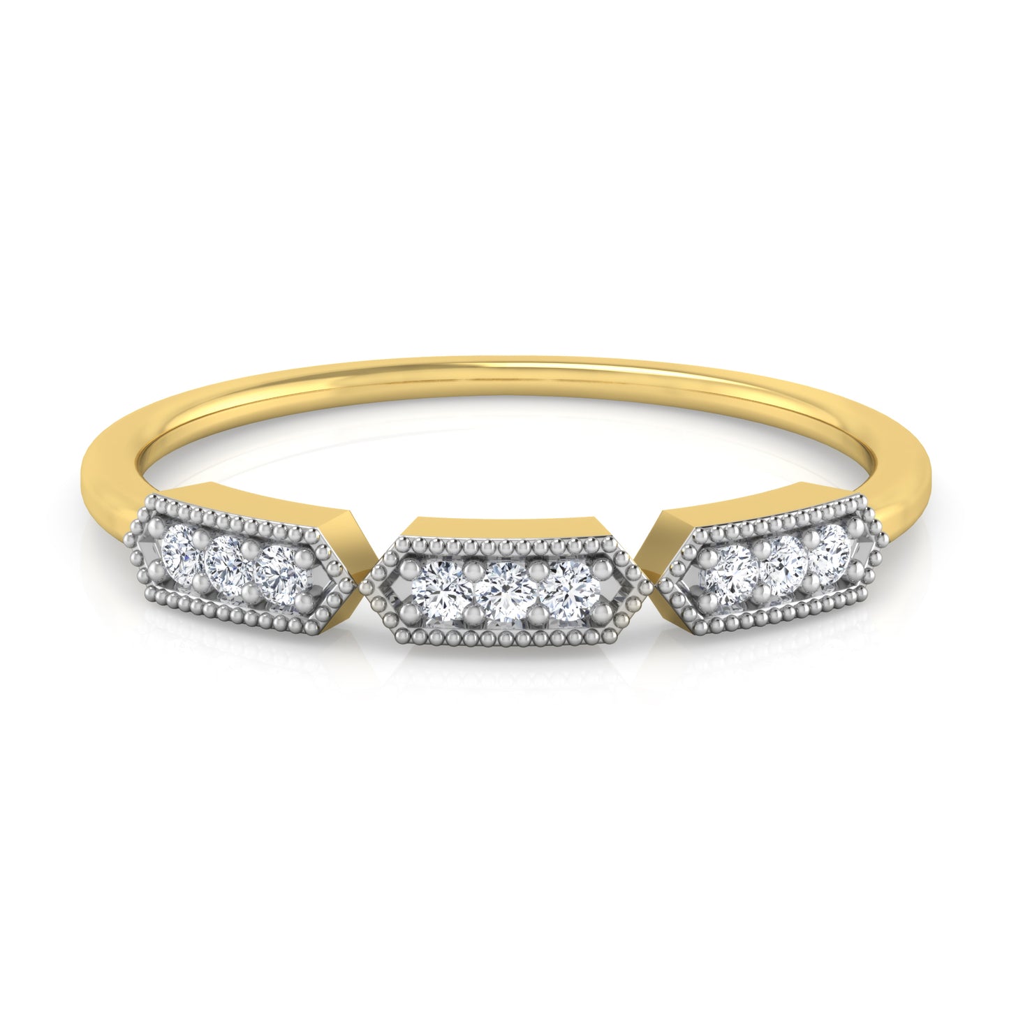 Dazzle 14Kt Diamond Ring