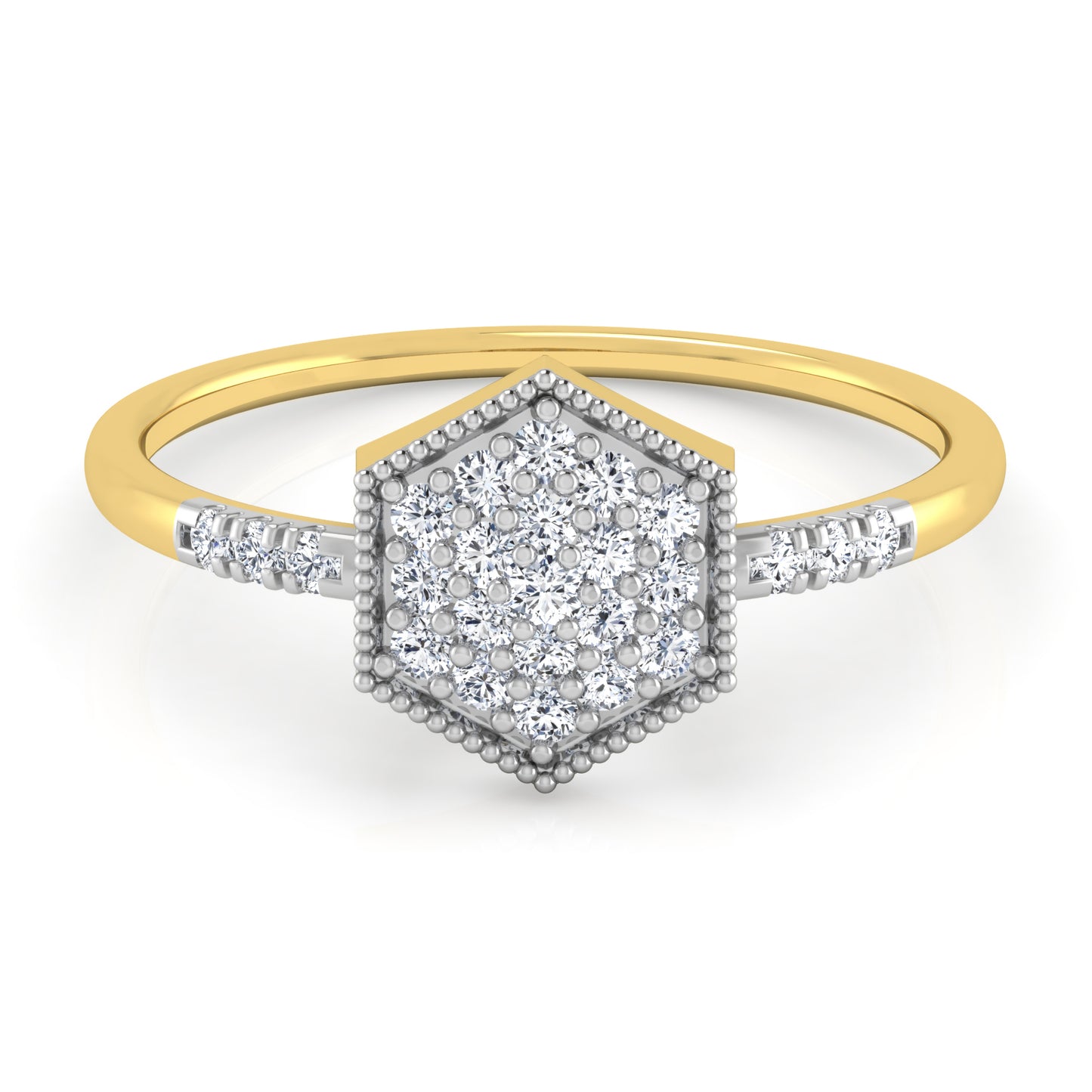 Crown 18Kt Diamond Ring