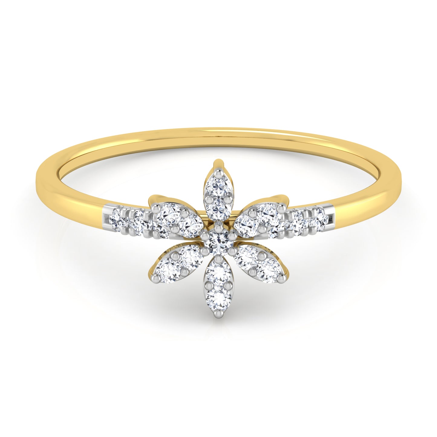 Opus 14Kt Diamond Ring