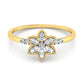 Flame 18Kt Diamond Ring