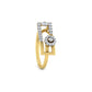 Whirl 14Kt Diamond Ring