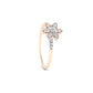 Flame 18Kt Diamond Ring