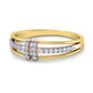 Lustrous 14Kt Diamond Ring