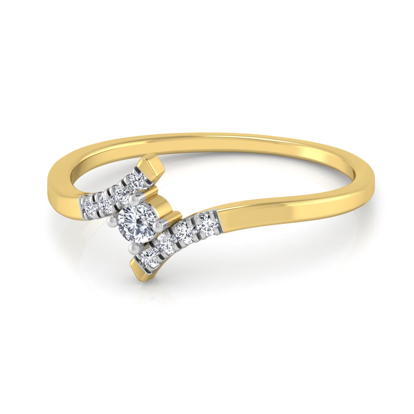 Effervescence 14Kt Diamond Ring