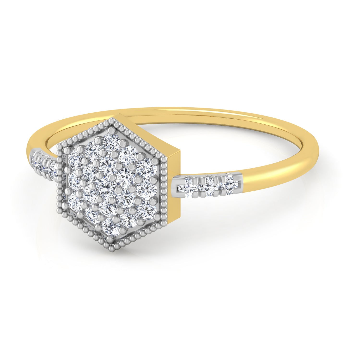 Crown 18Kt Diamond Ring