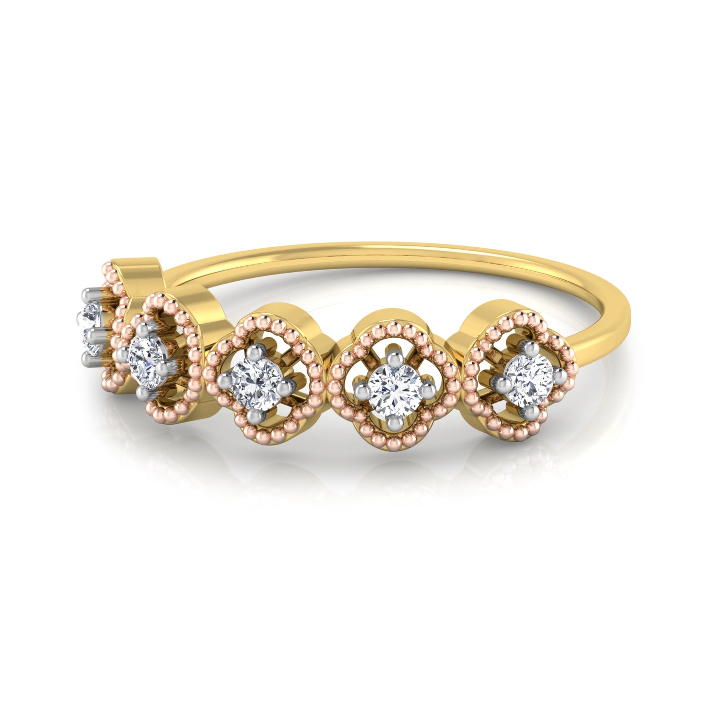 Oasis 14Kt Diamond Ring