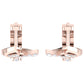 Glimmering Gilt Hoops