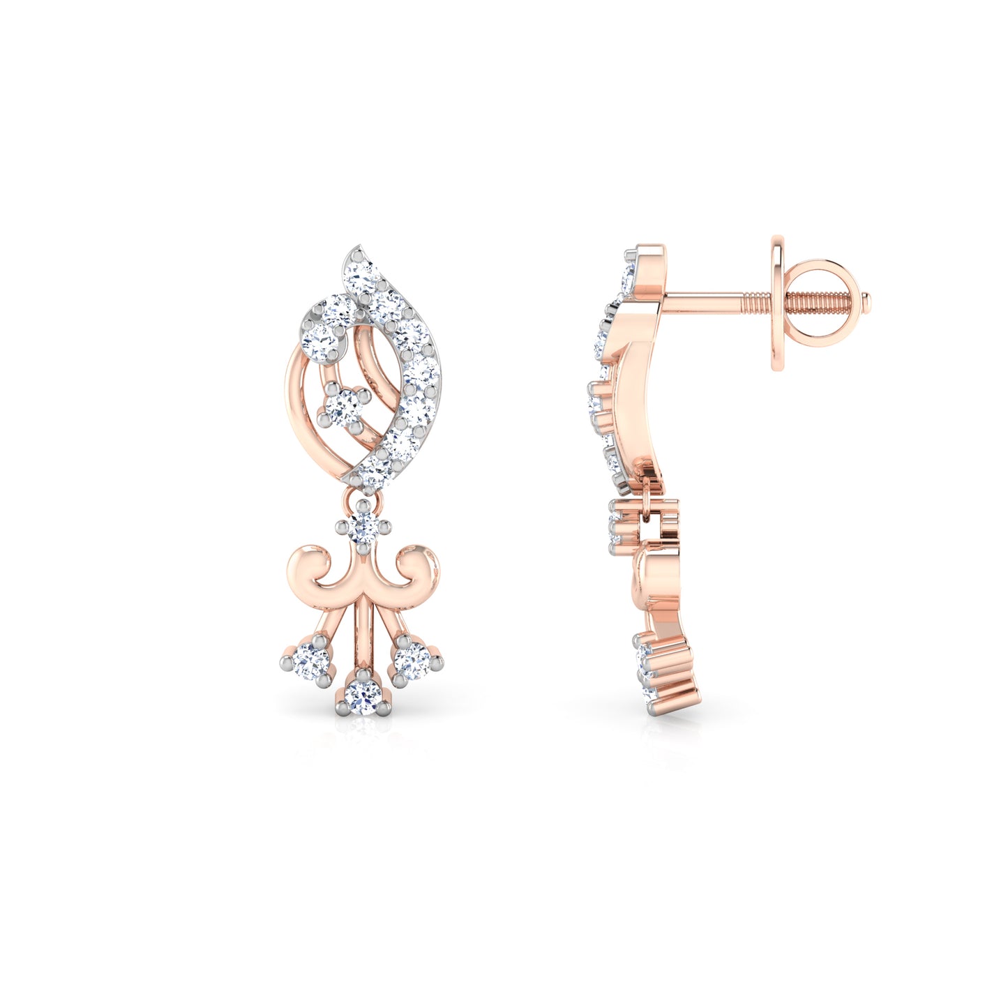 Twilight Trellis Earrings 18K