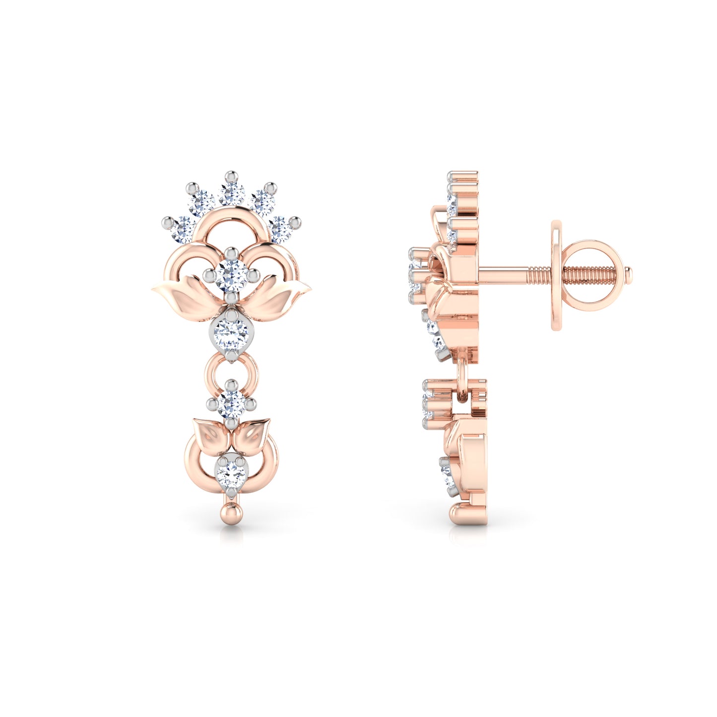 Ethereal Ember Earrings 18K