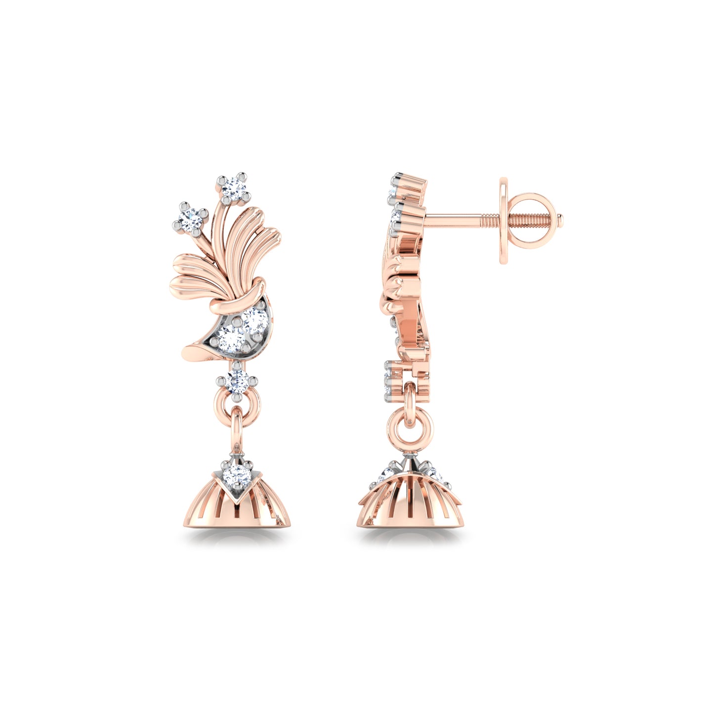 Ethereal Emberglow Earrings 18K