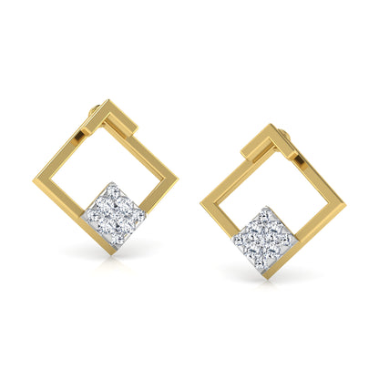 Regal Radiance Diamond Hoops