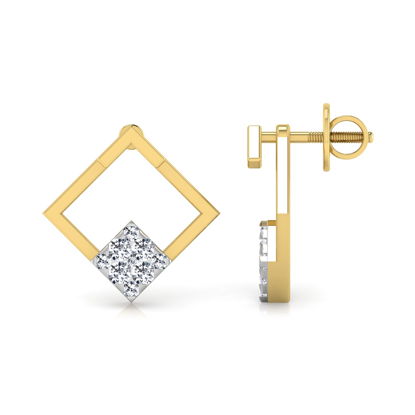 Regal Radiance Diamond Hoops