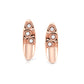Celestial Serenity Diamond Huggies 18K