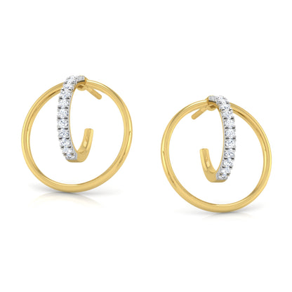 Oceanic Opulence Diamond Hoops 18K