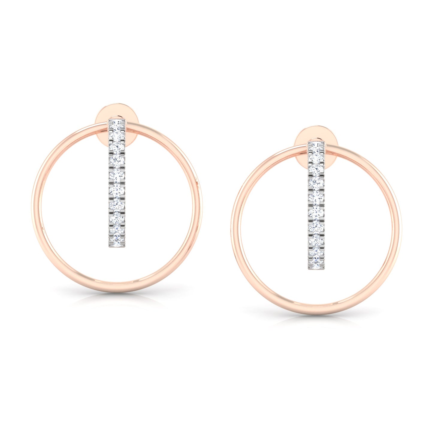 Oceanic Opulence Diamond Hoops 18K