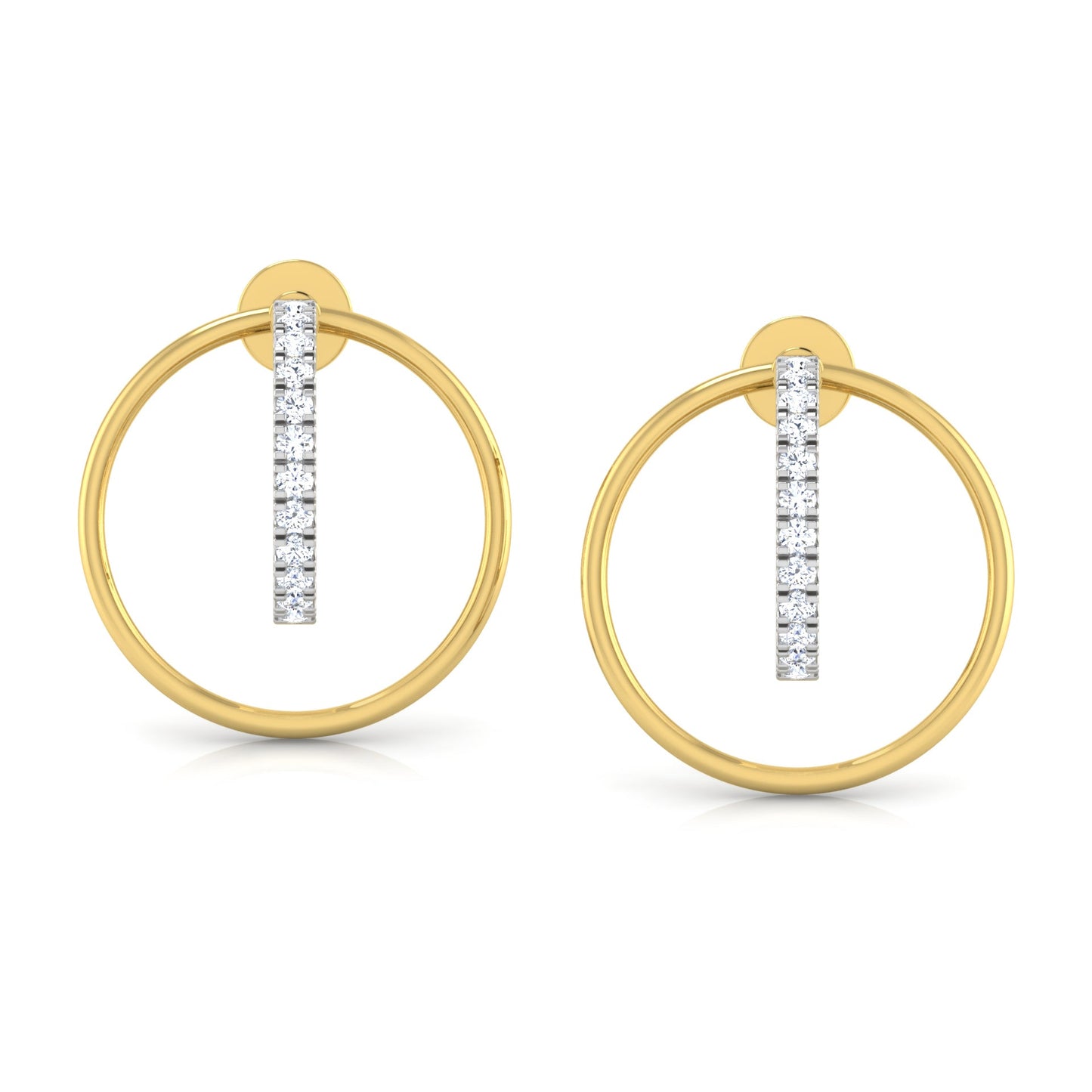 Oceanic Opulence Diamond Hoops 18K