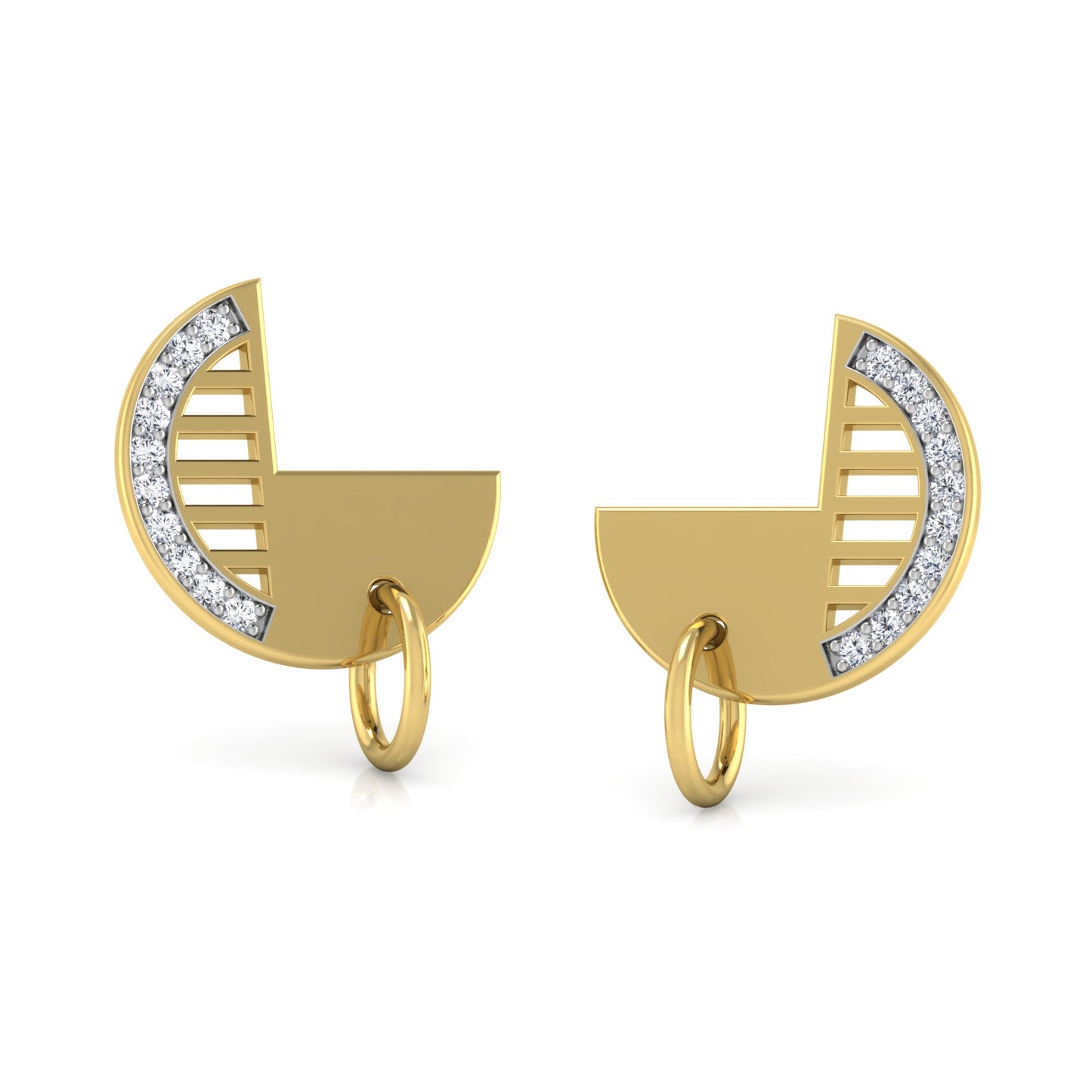 Vivid Vibes Diamond Studs 18K