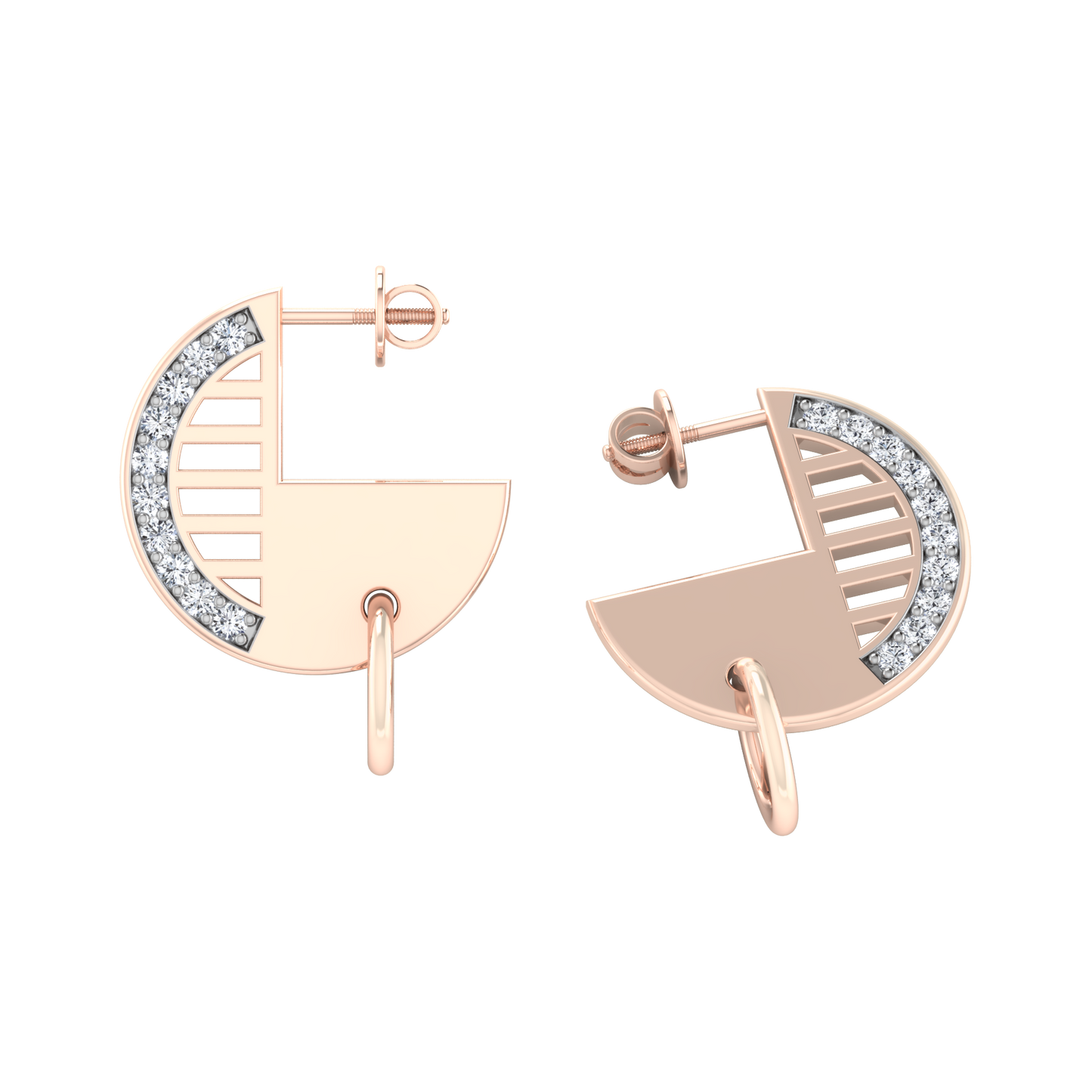 Vivid Vibes Diamond Studs 18K