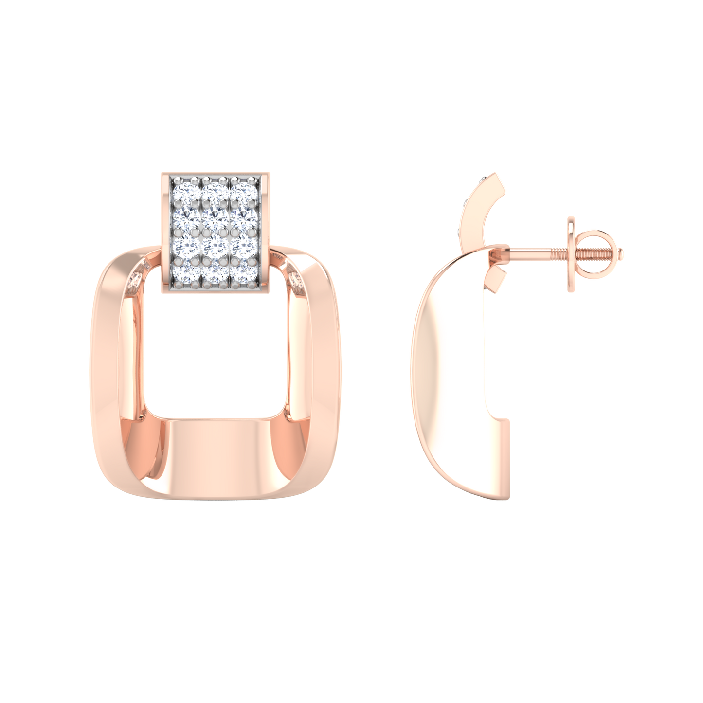Glimmering Grace Diamond Drops 18K