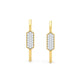 Ethereal Elegance Diamond Huggies