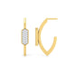Ethereal Elegance Diamond Huggies