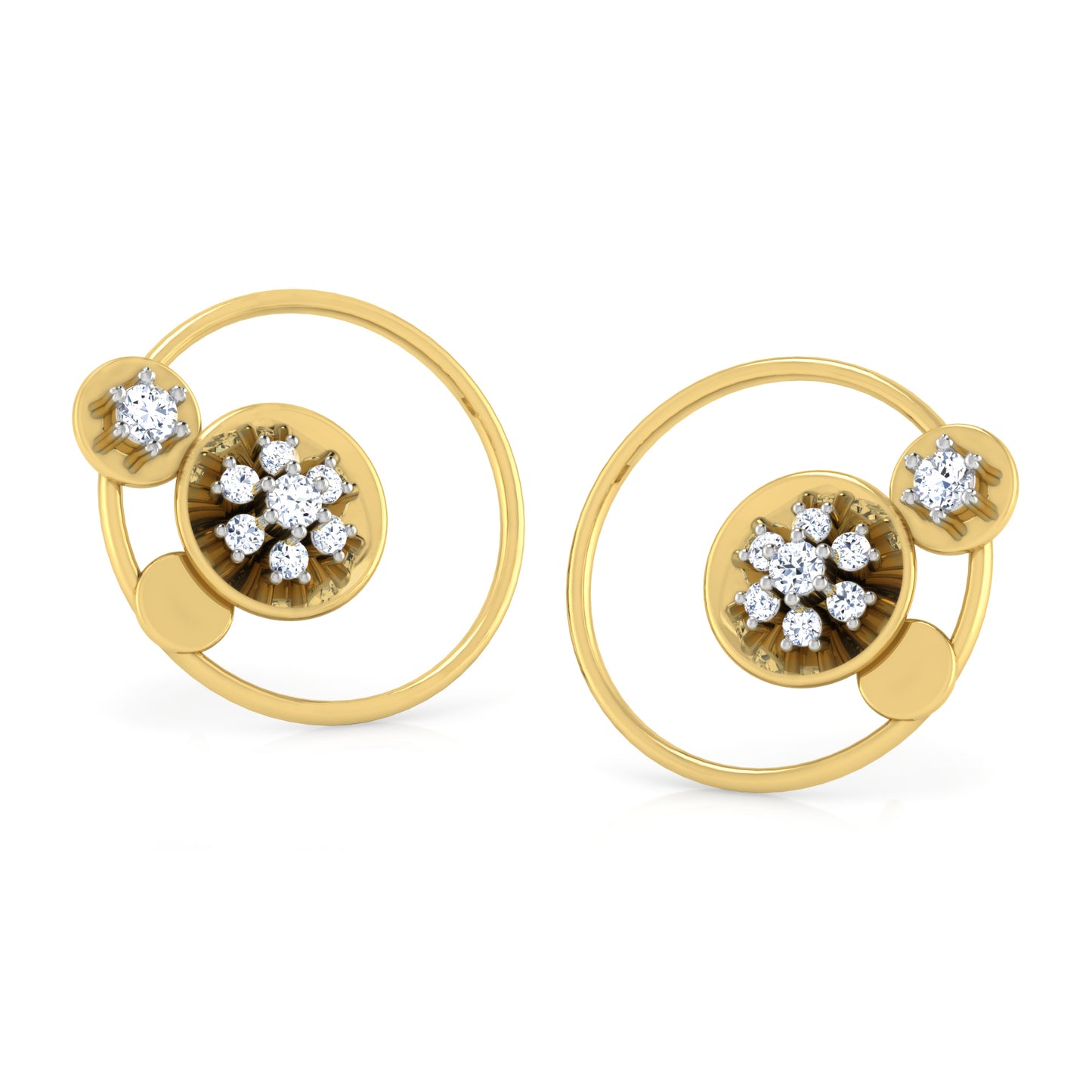 Radiant Reverie Diamond Hoops
