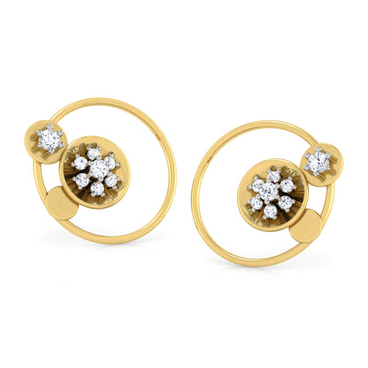 Radiant Reverie Diamond Hoops