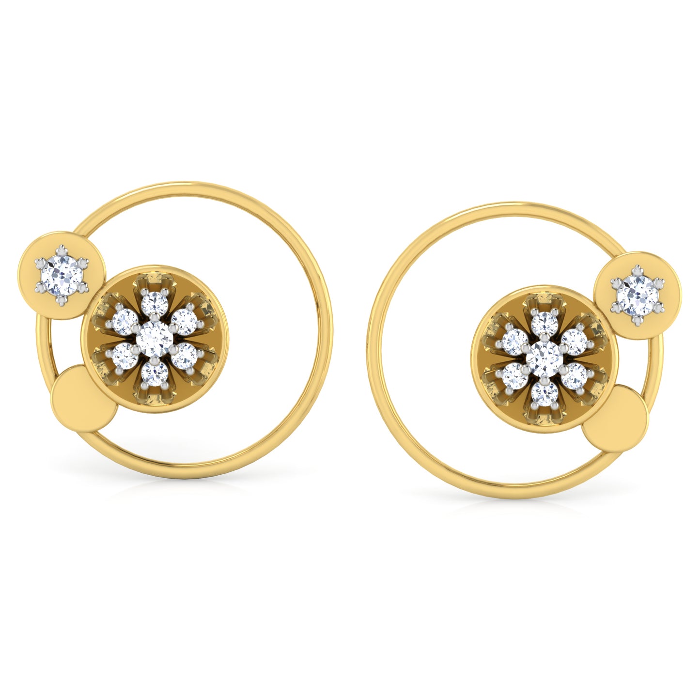 Radiant Reverie Diamond Hoops