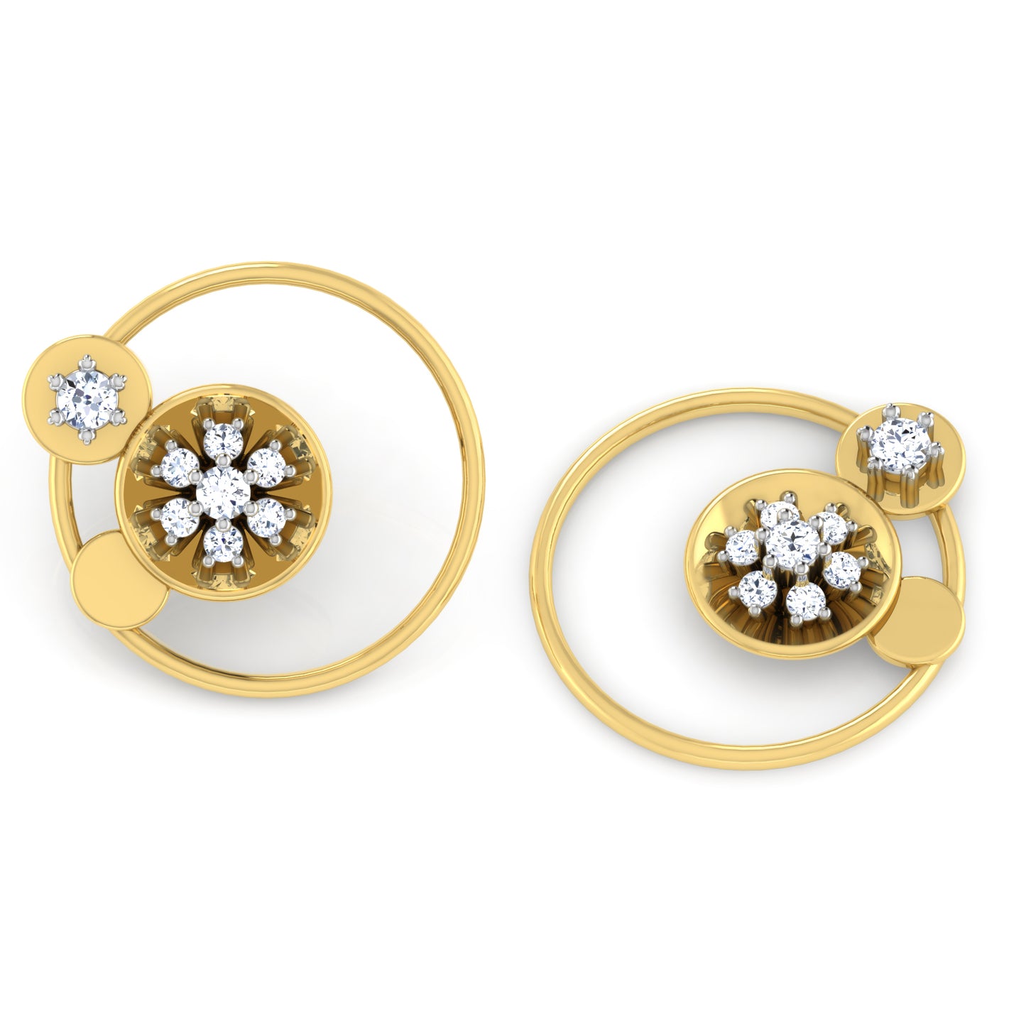 Radiant Reverie Diamond Hoops