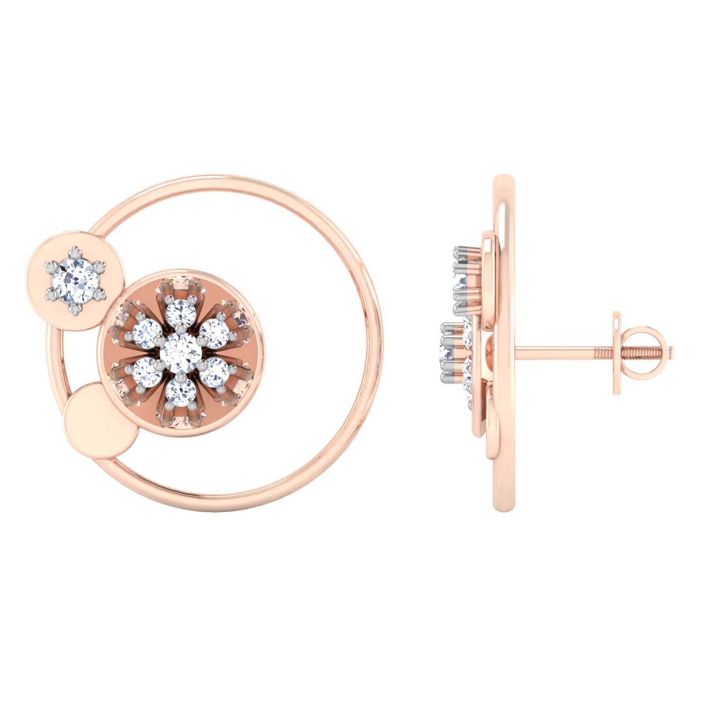 Radiant Reverie Diamond Hoops