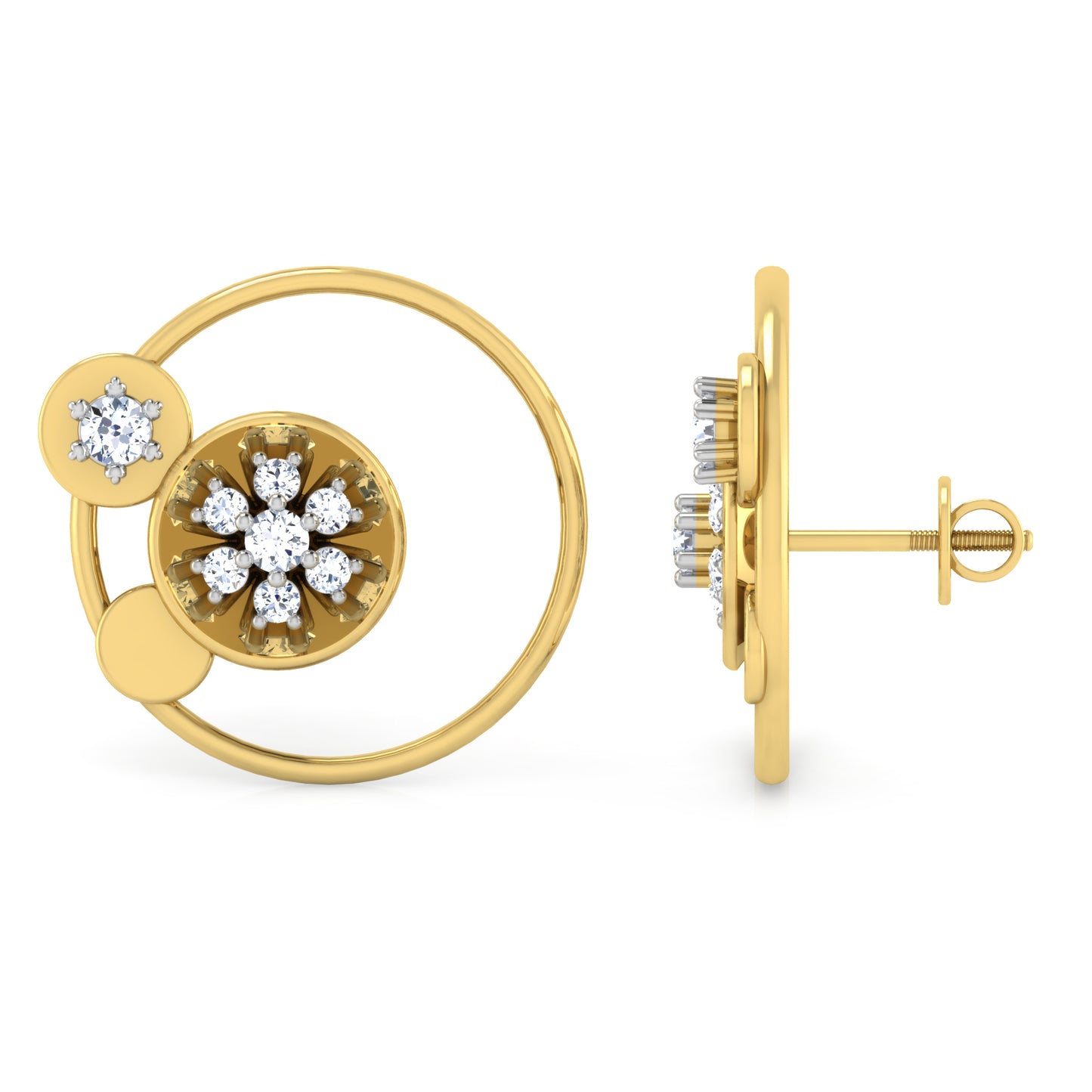 Radiant Reverie Diamond Hoops