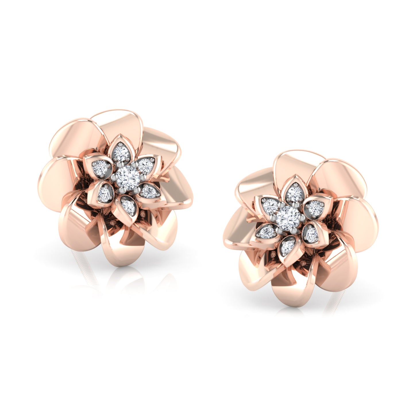 Aurora Arc Diamond Studs