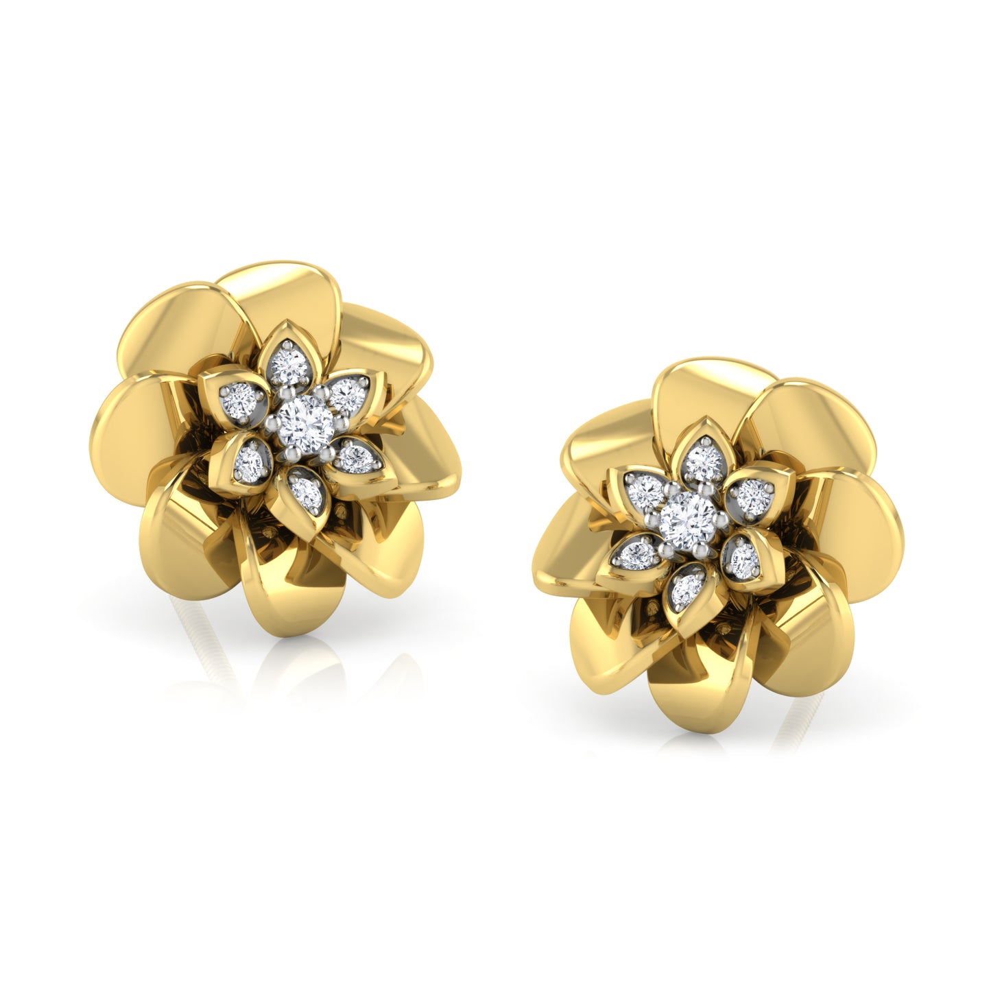 Aurora Arc Diamond Studs