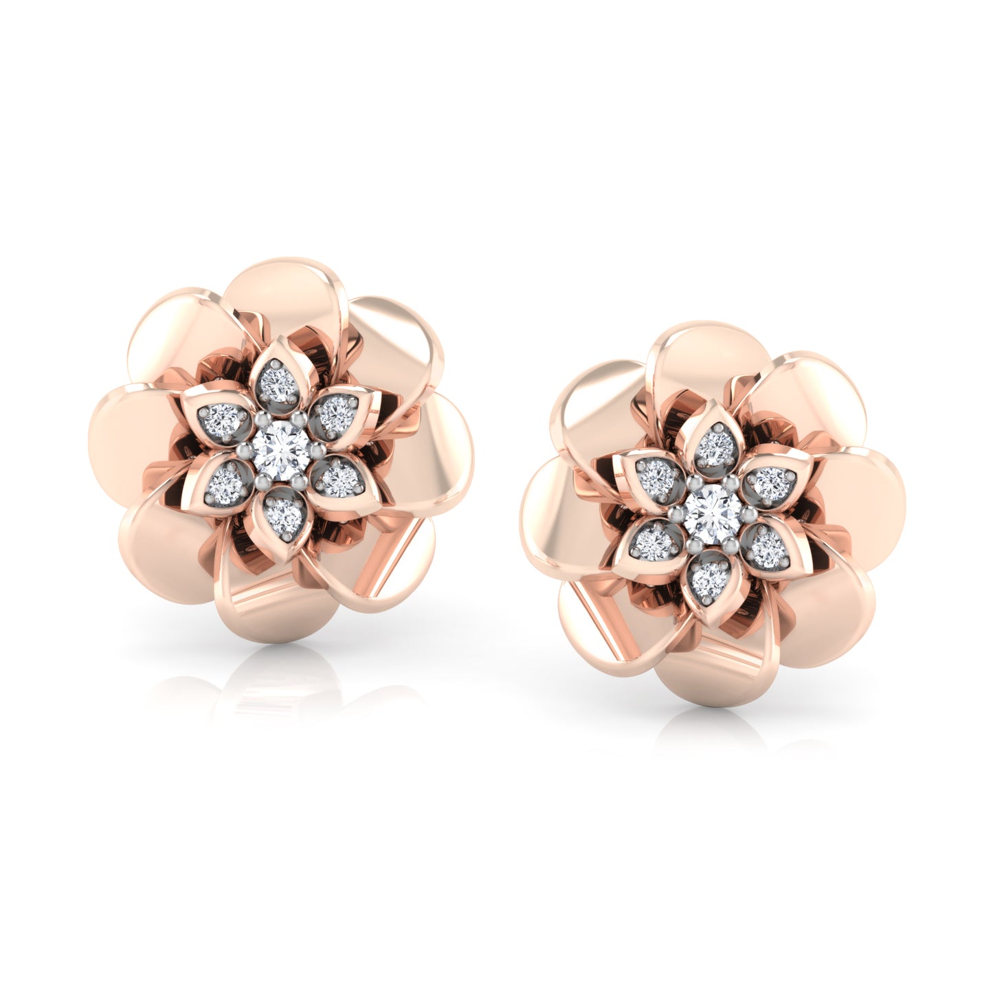 Aurora Arc Diamond Studs