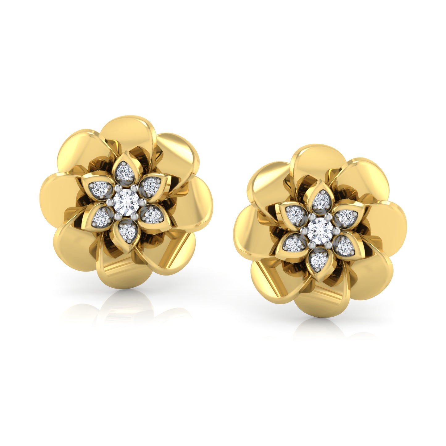 Aurora Arc Diamond Studs