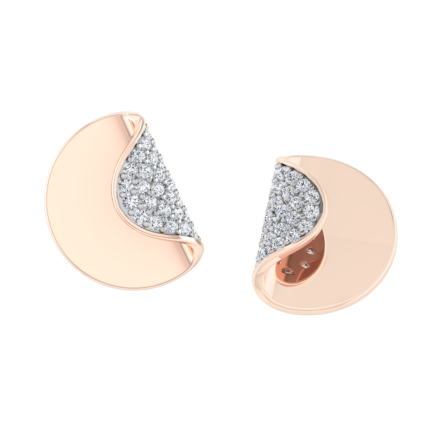 Serene Solitaire Diamond Studs