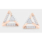 Mystic Moonlight Diamond Hoops