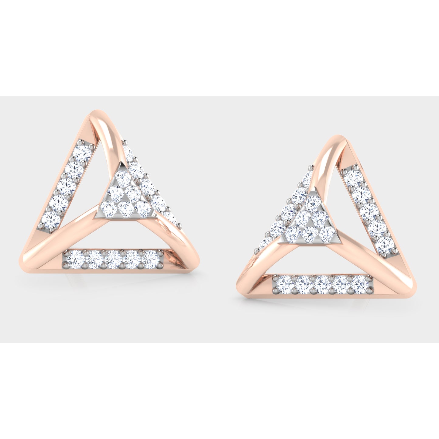 Mystic Moonlight Diamond Hoops