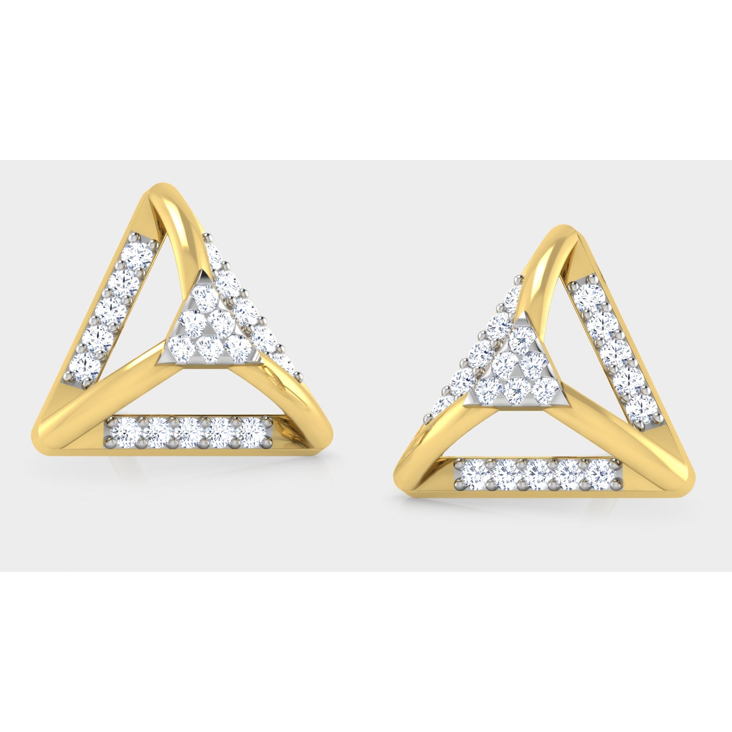 Mystic Moonlight Diamond Hoops