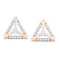 Mystic Moonlight Diamond Hoops