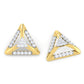 Mystic Moonlight Diamond Hoops